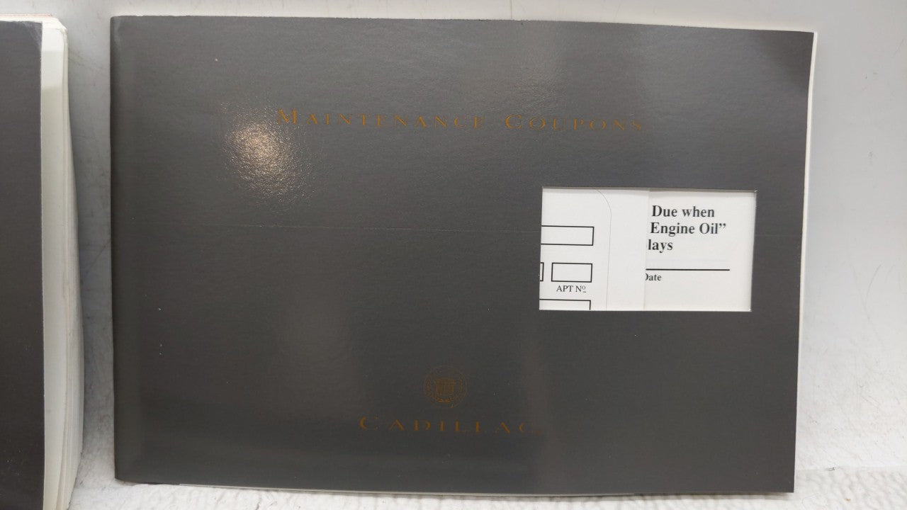 2000 Cadillac Deville Owners Manual Book Guide OEM Used Auto Parts - Oemusedautoparts1.com