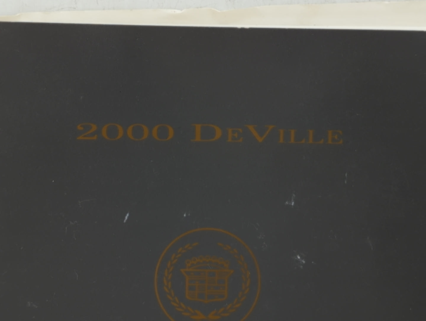 2000 Cadillac Deville Owners Manual Book Guide OEM Used Auto Parts - Oemusedautoparts1.com