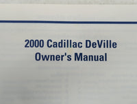 2000 Cadillac Deville Owners Manual Book Guide P/N:25695353 OEM Used Auto Parts - Oemusedautoparts1.com