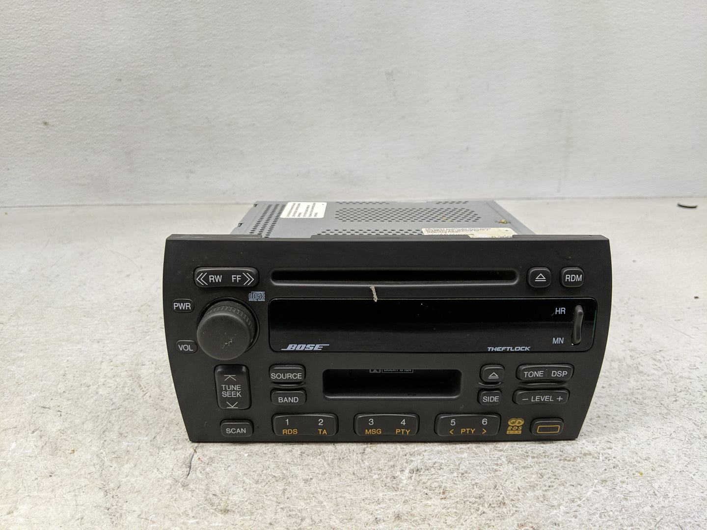 1998-2001 Cadillac Seville Radio AM FM Cd Player Receiver Replacement P/N:09380786 Fits Fits 1998 1999 2000 2001 2002 OEM Us