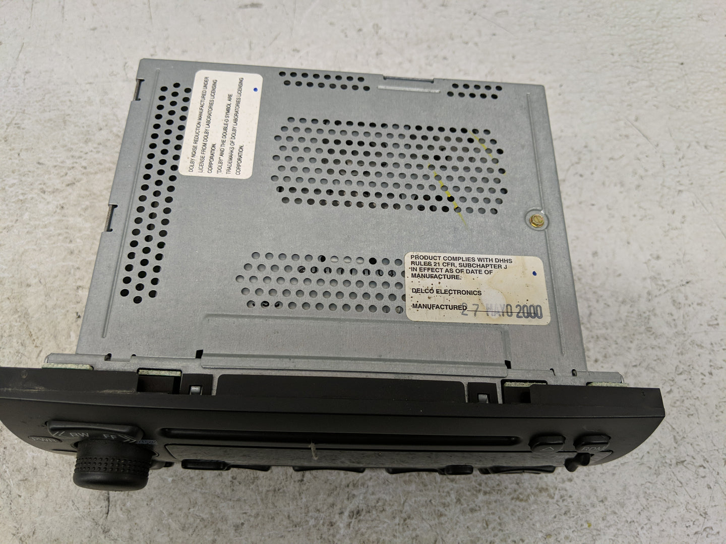 1998-2001 Cadillac Seville Radio AM FM Cd Player Receiver Replacement P/N:09380786 Fits Fits 1998 1999 2000 2001 2002 OEM Us
