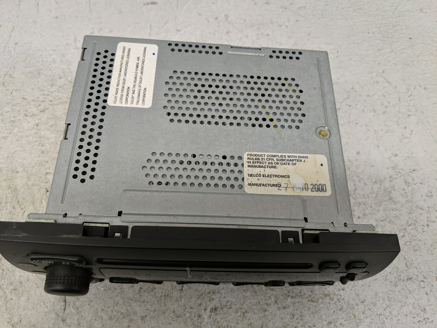 1998-2001 Cadillac Seville Radio AM FM Cd Player Receiver Replacement P/N:09380786 Fits Fits 1998 1999 2000 2001 2002 OEM Us