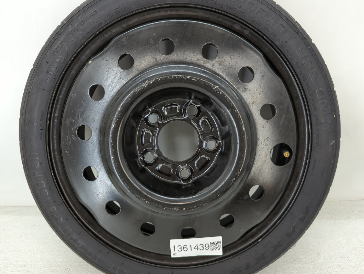 2000-2016 Chevrolet Impala Spare Donut Tire Wheel Rim Oem - Oemusedautoparts1.com