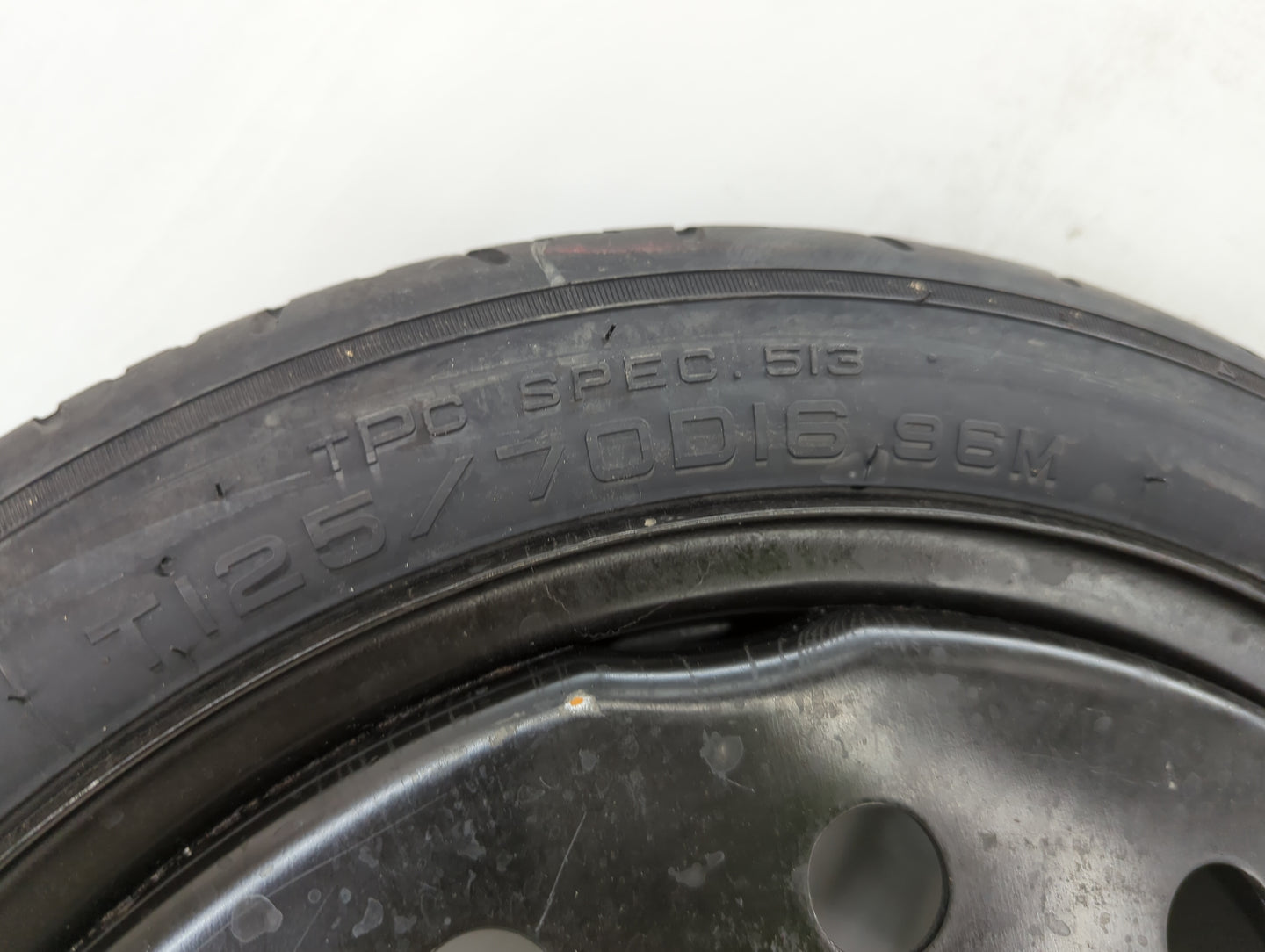 2000-2016 Chevrolet Impala Spare Donut Tire Wheel Rim Oem - Oemusedautoparts1.com