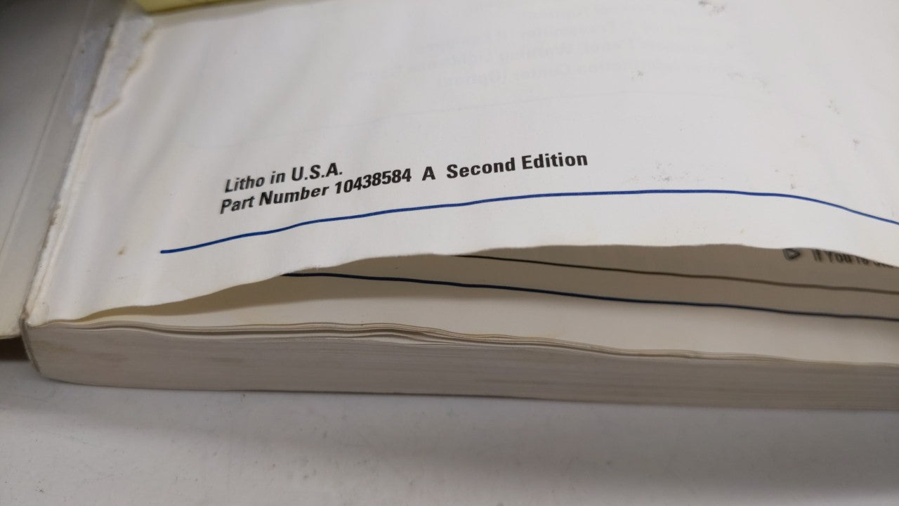 2000 Chevrolet Impala Owners Manual Book Guide OEM Used Auto Parts - Oemusedautoparts1.com