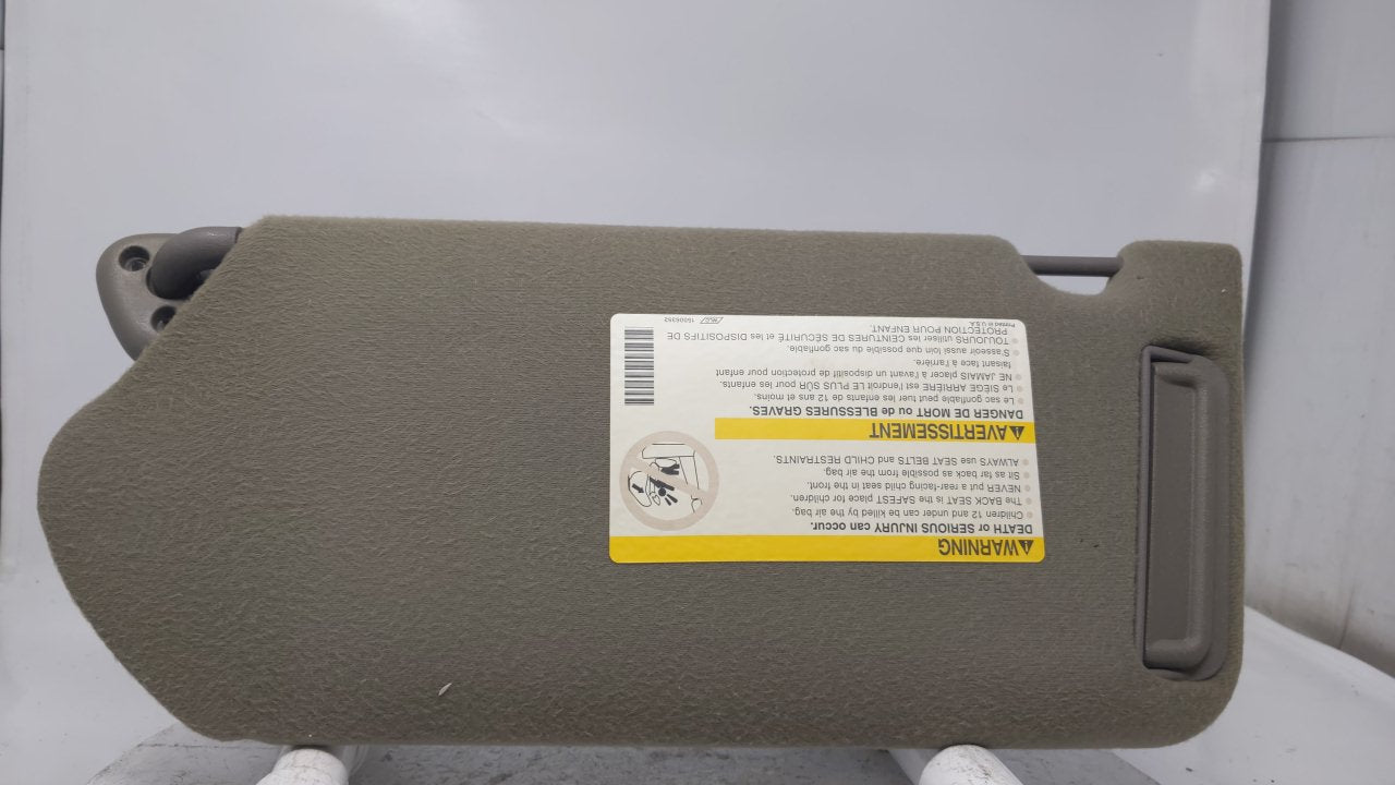 2000 Chevrolet Monte Carlo Sun Visor Shade Replacement Passenger Right Mirror Fits OEM Used Auto Parts - Oemusedautoparts1.c