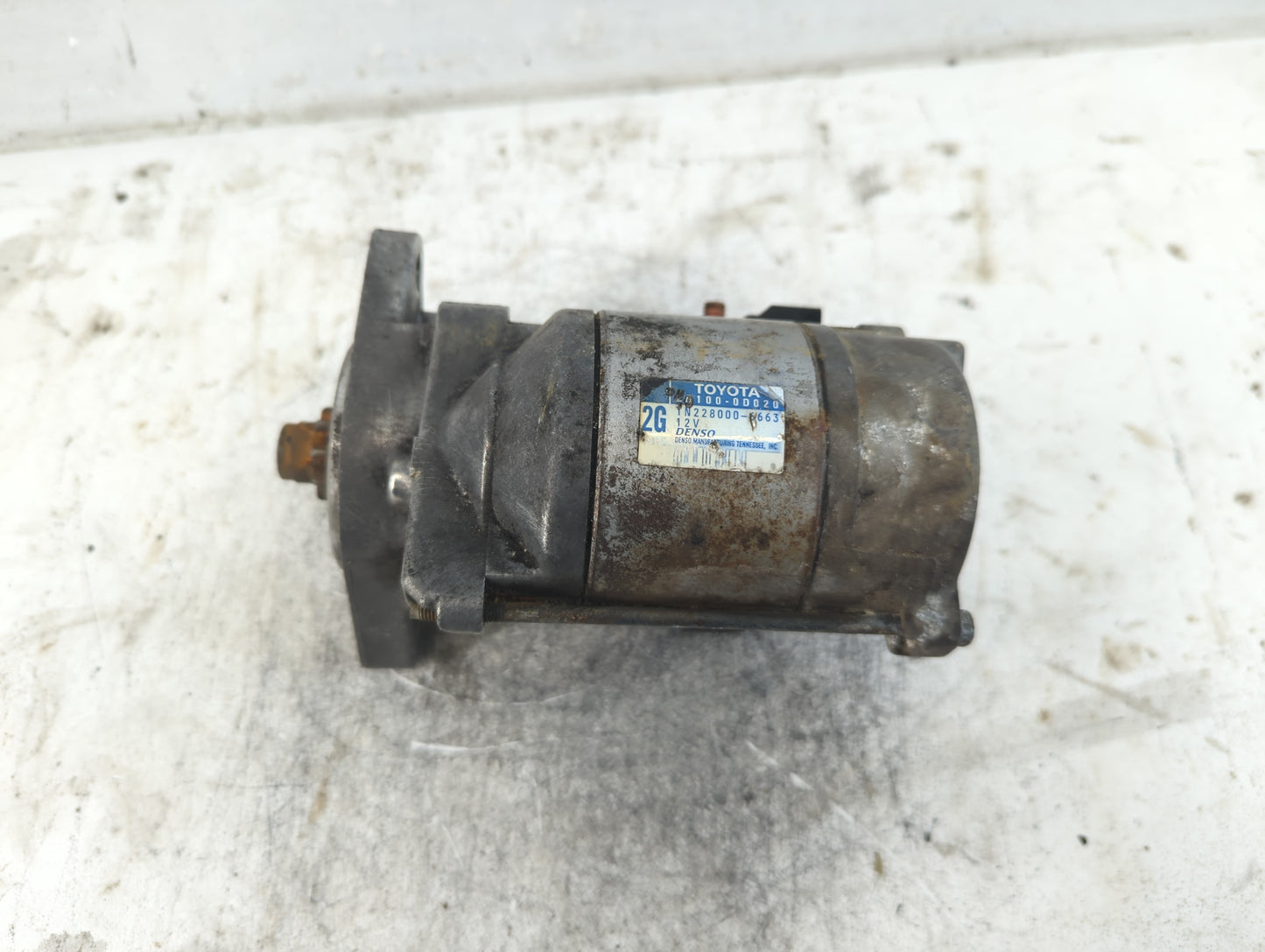 1998-2002 Chevrolet Prizm Car Starter Motor Solenoid OEM P/N:TN228000-6663 Fits Fits 1998 1999 2000 2001 2002 OEM Used Auto 