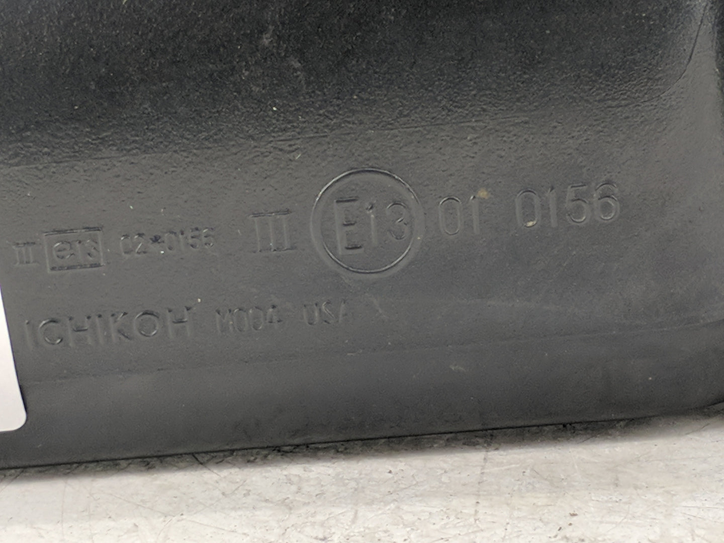 Chevrolet S10 Blazer Passenger Right Side View Manual Door Mirror Black - Oemusedautoparts1.com