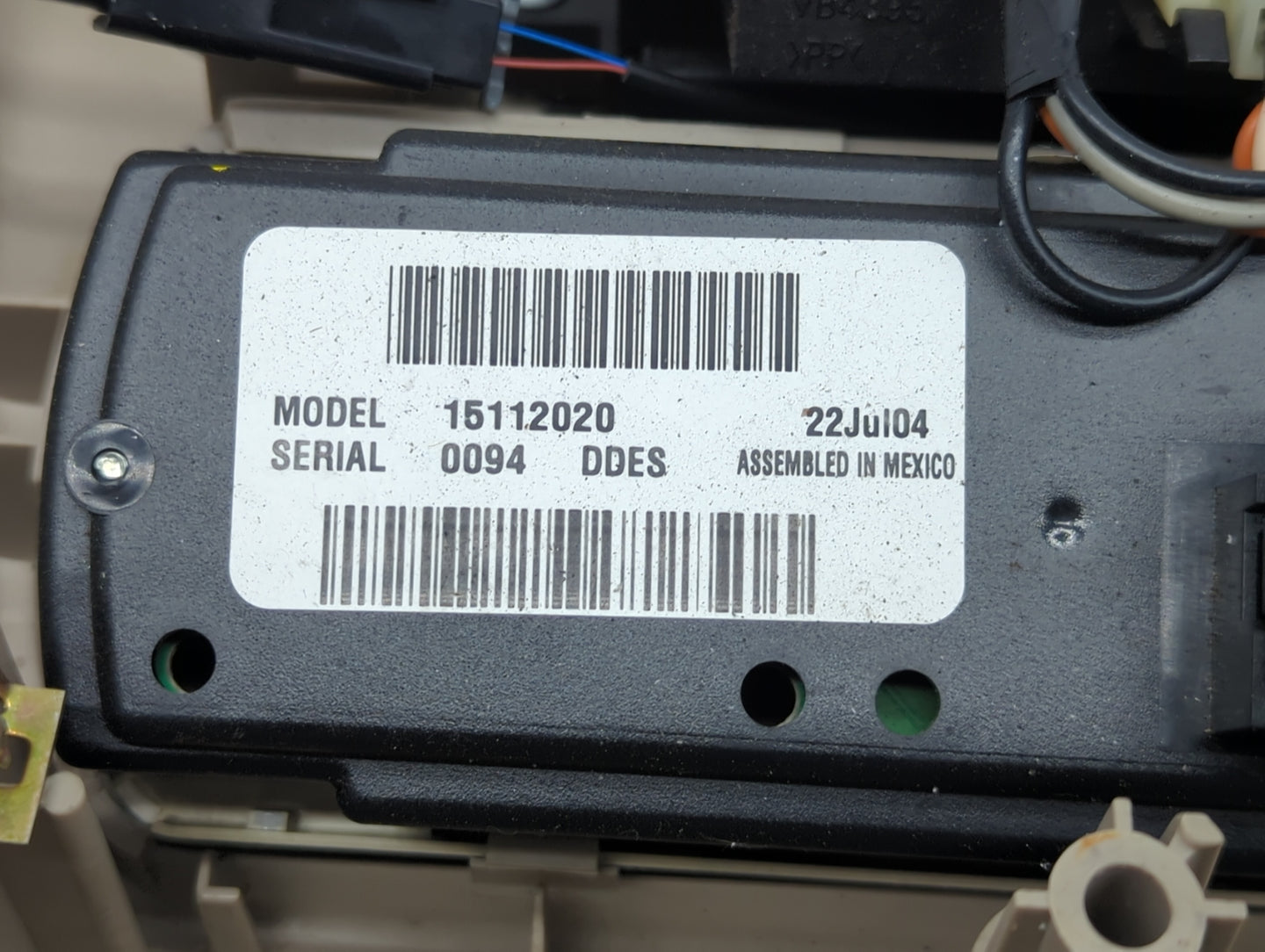Chevrolet Silverado Overhead Roof Console - Oemusedautoparts1.com