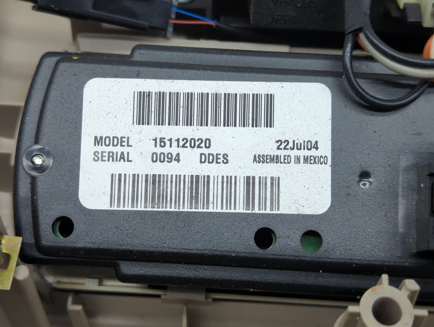 Chevrolet Silverado Overhead Roof Console - Oemusedautoparts1.com