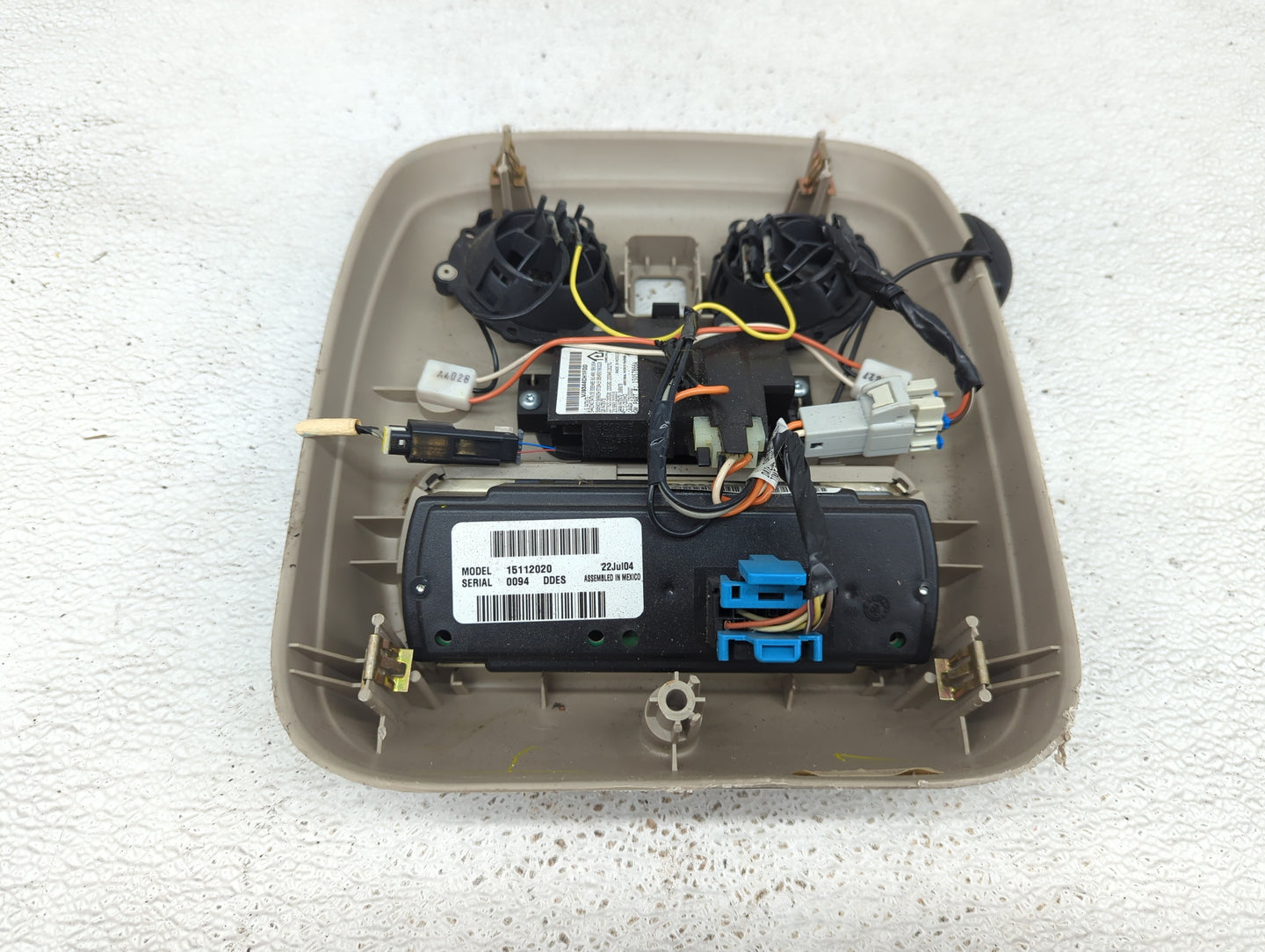 Chevrolet Silverado Overhead Roof Console - Oemusedautoparts1.com