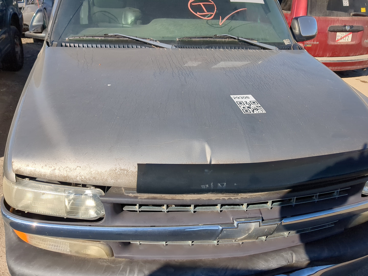 1999-2002 Chevrolet Silverado 1500 Hood Oem 1222052 - Oemusedautoparts1.com