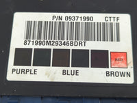 2000 Chevrolet Silverado 1500 PCM Engine Control Computer ECU ECM PCU OEM P/N:09371990 Fits OEM Used Auto Parts - Oemusedaut