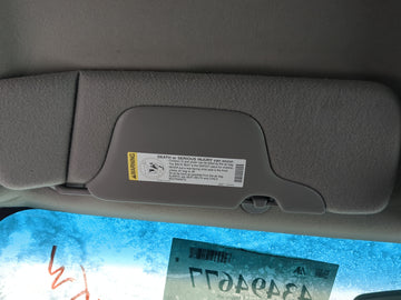 2000-2002 Chevrolet Silverado 1500 Sun Visor Shade Replacement Driver Left Mirror Fits Fits 2000 2001 2002 OEM Used Auto Par