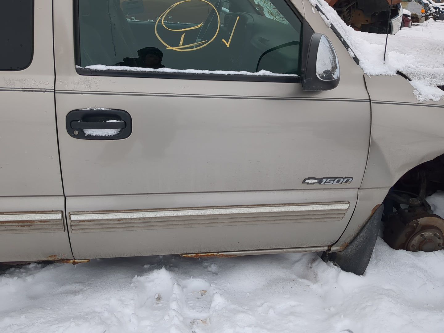1999-2007 Chevrolet Silverado 1500 Passenger Front Door Oem 1250248 - Oemusedautoparts1.com