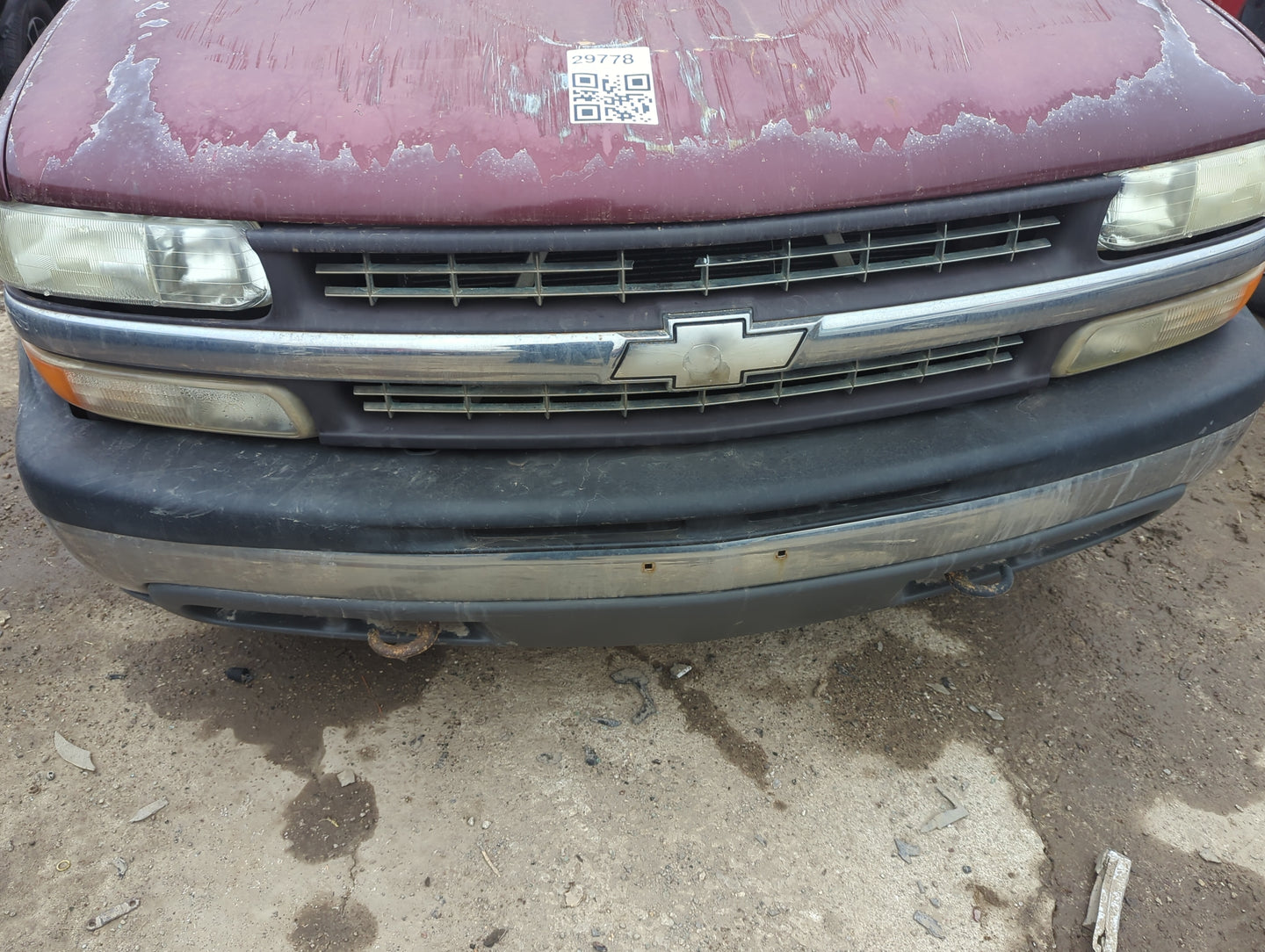 1999-2002 Chevrolet Silverado 1500 Front Bumper - Oem - Oemusedautoparts1.com