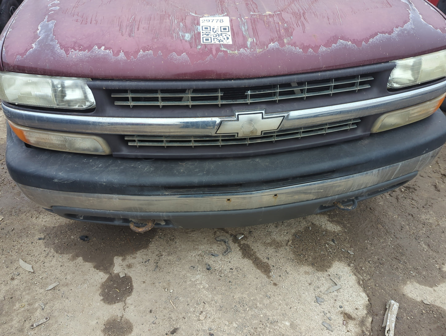 1999-2002 Chevrolet Silverado 1500 Front Bumper - Oem - Oemusedautoparts1.com