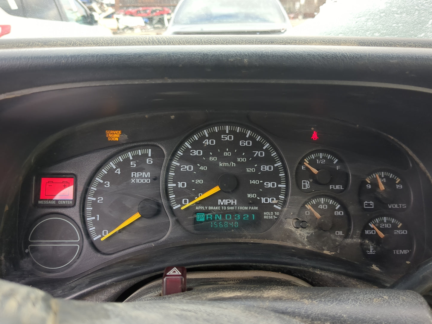 2000-2002 Chevrolet Silverado 1500 Instrument Cluster Speedometer Gauges Miles:157K Fits Fits 2000 2001 2002 OEM Used Auto P