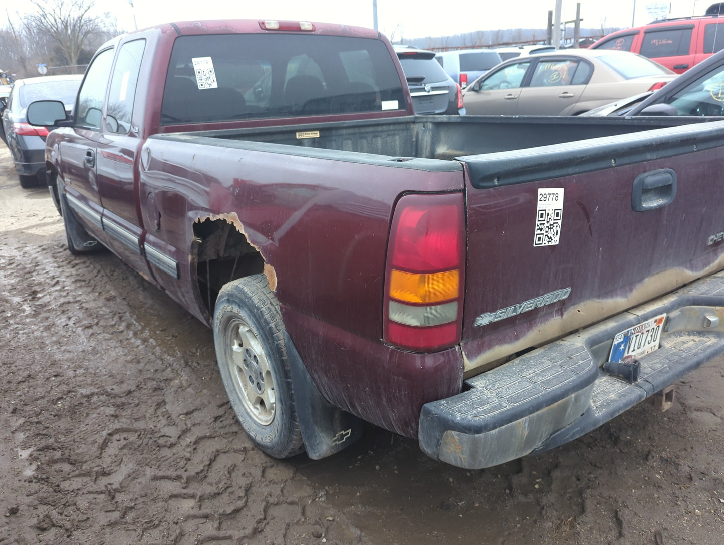 1999-2007 Chevrolet Silverado 1500 Pickup Box Bed Assembly - Oemusedautoparts1.com