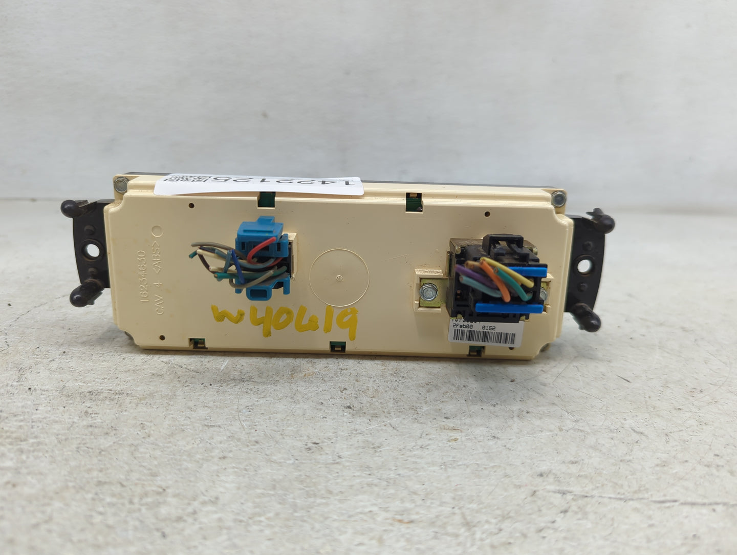 1999-2002 Chevrolet Silverado 1500 Climate Control Module Temperature AC/Heater Replacement P/N:15753264 Fits OEM Used Auto 