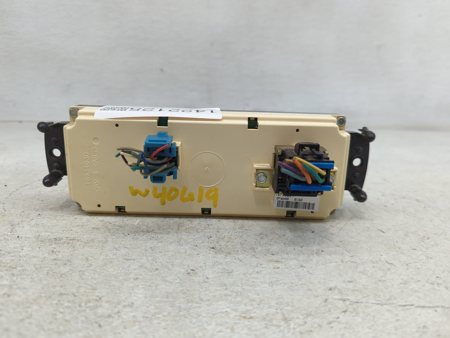 1999-2002 Chevrolet Silverado 1500 Climate Control Module Temperature AC/Heater Replacement P/N:15753264 Fits OEM Used Auto 