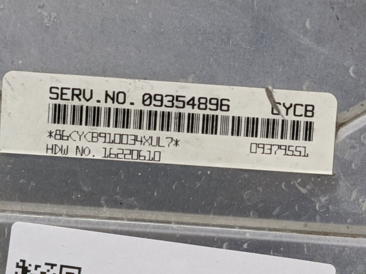1999-2000 Chevrolet Silverado 1500 PCM Engine Control Computer ECU ECM PCU OEM P/N:09354896 09379551 Fits Fits 1999 2000 200