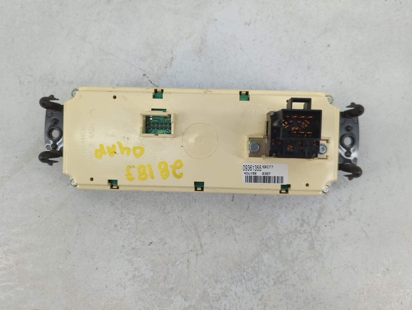 2000 Chevrolet Silverado 1500 Climate Control Module Temperature AC/Heater Replacement P/N:09361355 Fits OEM Used Auto Parts