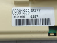 2000 Chevrolet Silverado 1500 Climate Control Module Temperature AC/Heater Replacement P/N:09361355 Fits OEM Used Auto Parts