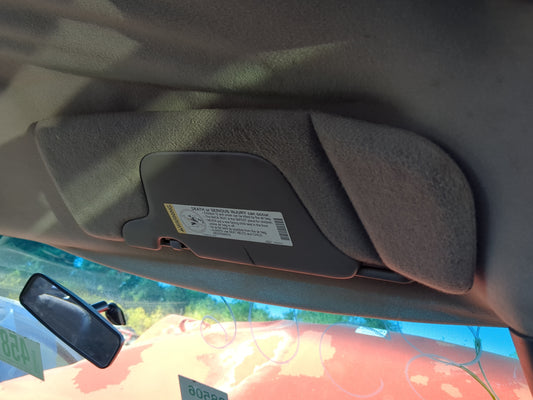 2000 Chevrolet Silverado 1500 Pickup Sun Visor Shade Replacement Passenger Right Mirror Fits Fits 2001 2002 OEM Used Auto Pa