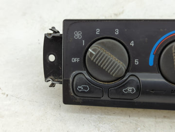 2000 Chevrolet Silverado 1500 Pickup Climate Control Module Temperature AC/Heater Replacement P/N:15054697 Fits OEM Used Aut