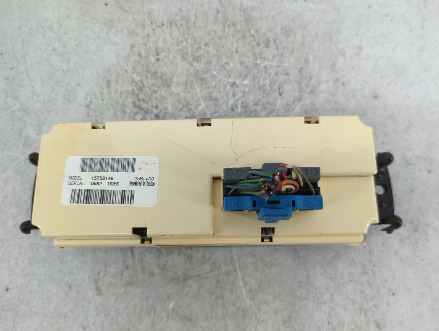 2000-2002 Chevrolet Tahoe Climate Control Module Temperature AC/Heater Replacement P/N:15758149 Fits Fits 1999 2000 2001 200