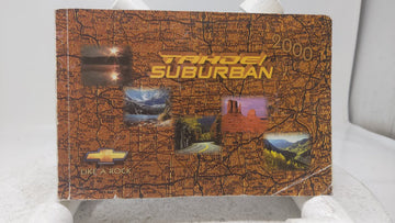 00 Tahoe OEM Owners Manual Users Guide Operators Hand Book 11X641 - Oemusedautoparts1.com