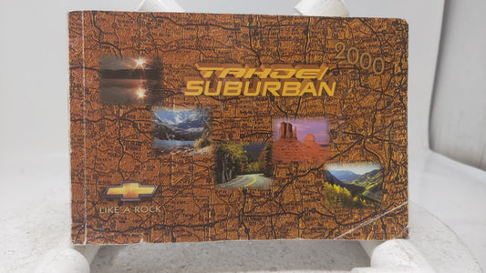 00 Tahoe OEM Owners Manual Users Guide Operators Hand Book 11X641 - Oemusedautoparts1.com