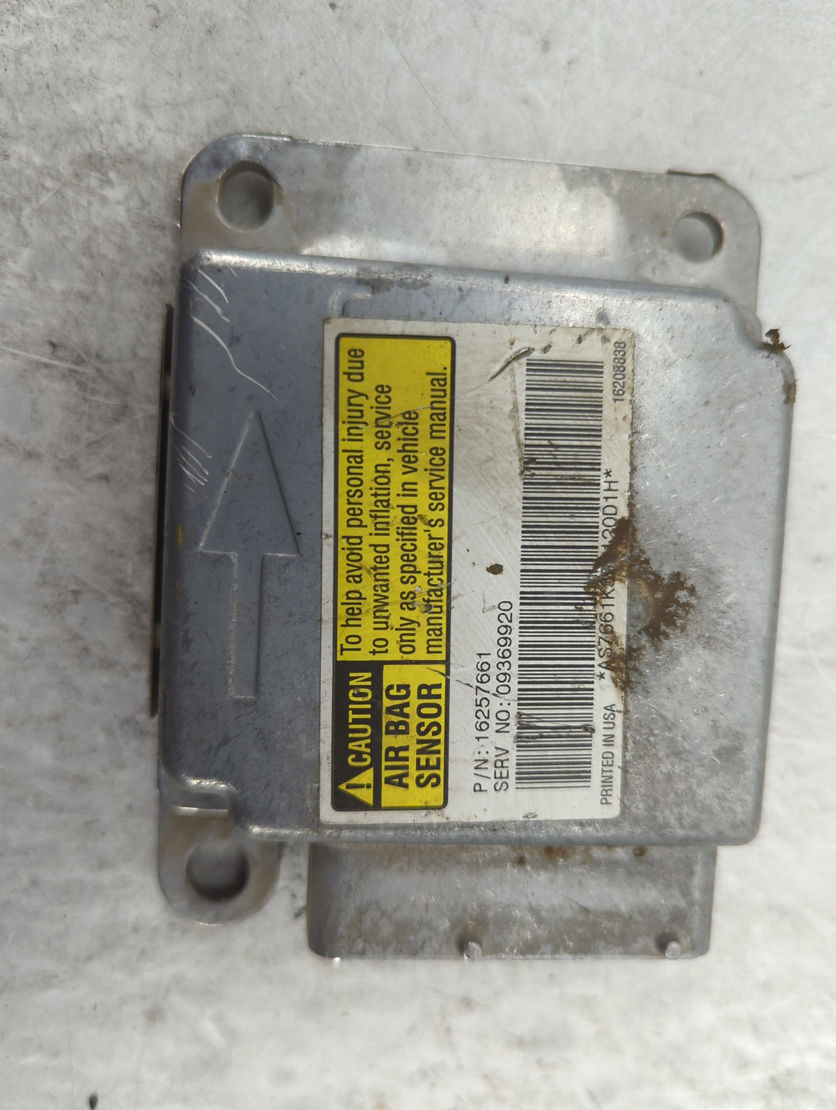 2000-2001 Chevrolet Venture Safety Restraint Srs Airbag Control Module - Oemusedautoparts1.com