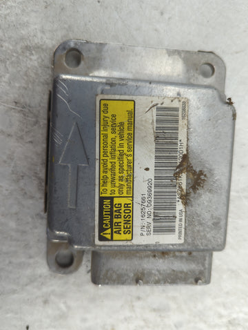 2000-2001 Chevrolet Venture Safety Restraint Srs Airbag Control Module - Oemusedautoparts1.com