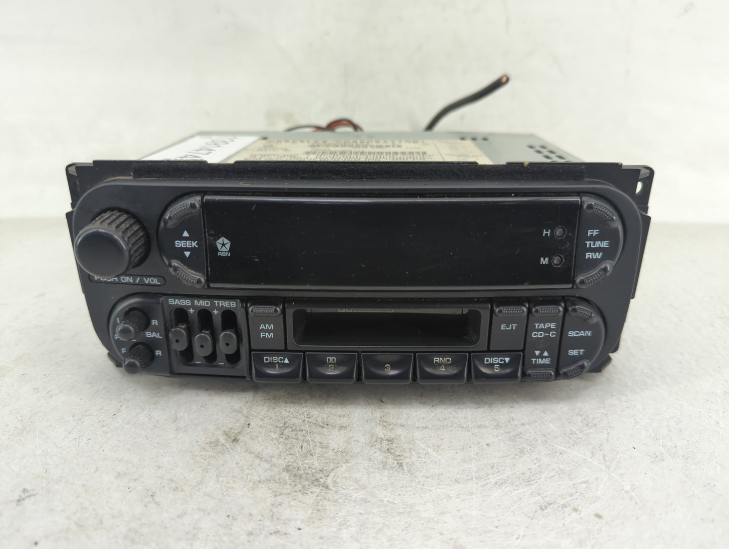 1999-2002 Chrysler 300m Radio AM FM Cd Player Receiver Replacement P/N:P04858584AH Fits Fits 1998 1999 2000 2001 2002 OEM Us