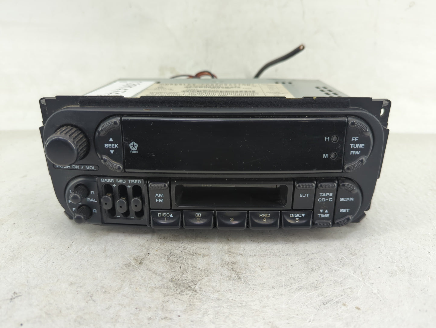 1999-2002 Chrysler 300m Radio AM FM Cd Player Receiver Replacement P/N:P04858584AH Fits Fits 1998 1999 2000 2001 2002 OEM Us