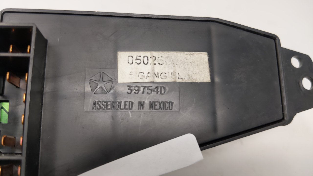 2000 Chrysler 300m Master Power Window Switch Replacement Driver Side Left Fits OEM Used Auto Parts - Oemusedautoparts1.com