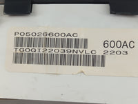 2000-2004 Chrysler Concorde Instrument Cluster Speedometer Gauges P/N:P05026600AC Fits Fits 2000 2001 2002 2003 2004 OEM Use