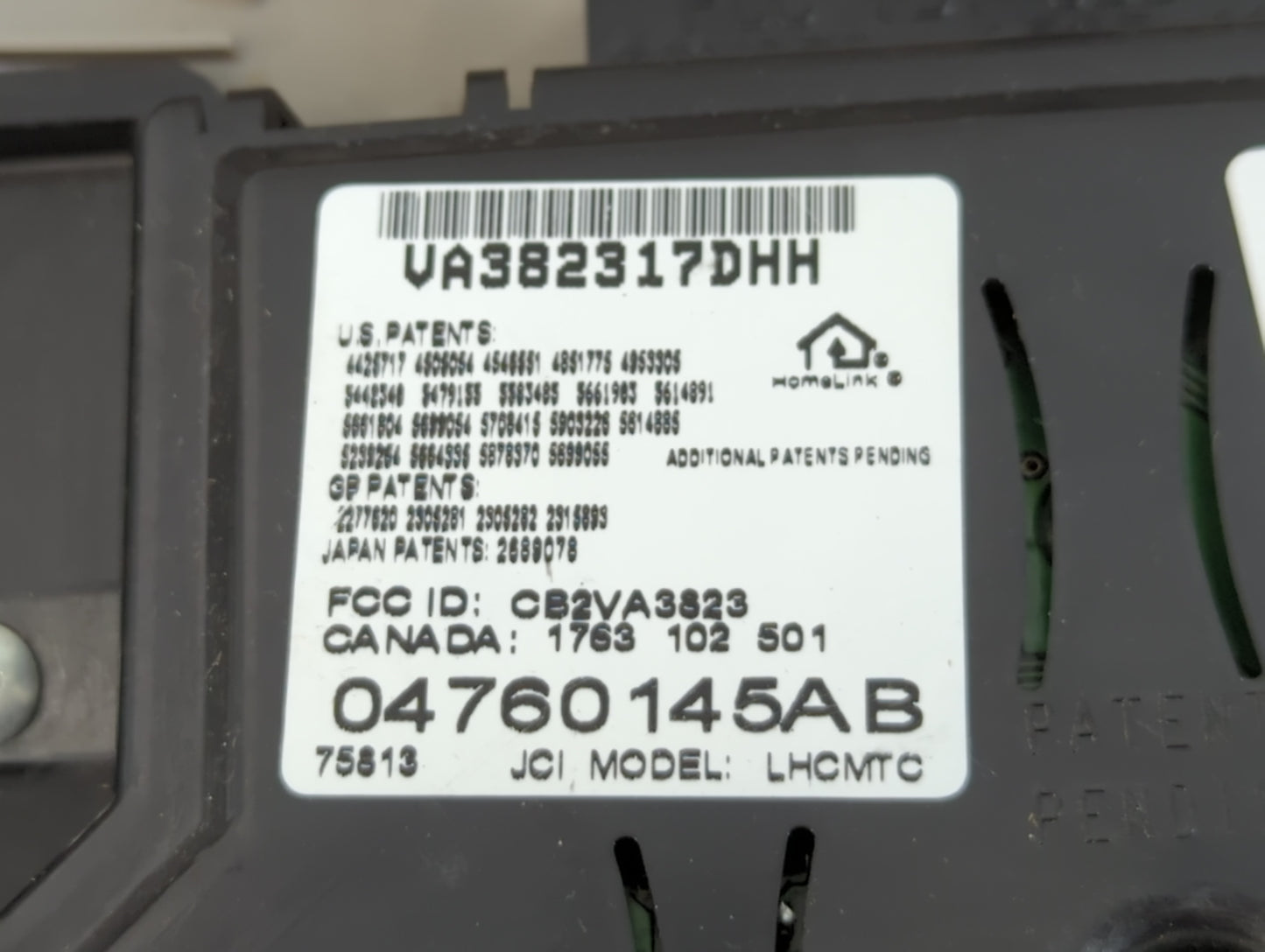 2000-2000 Chrysler Concorde Overhead Roof Console Interior Dome Light - Oemusedautoparts1.com