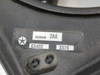 2000-2004 Chrysler Concorde Electric Radiator Cooling Fan Motor Assembly P/N:04596402AA T411AA7692 Fits OEM Used Auto Parts 