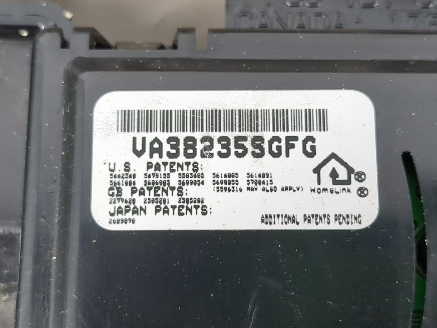 2000 Chrysler Concorde Overhead Roof Console - Oemusedautoparts1.com