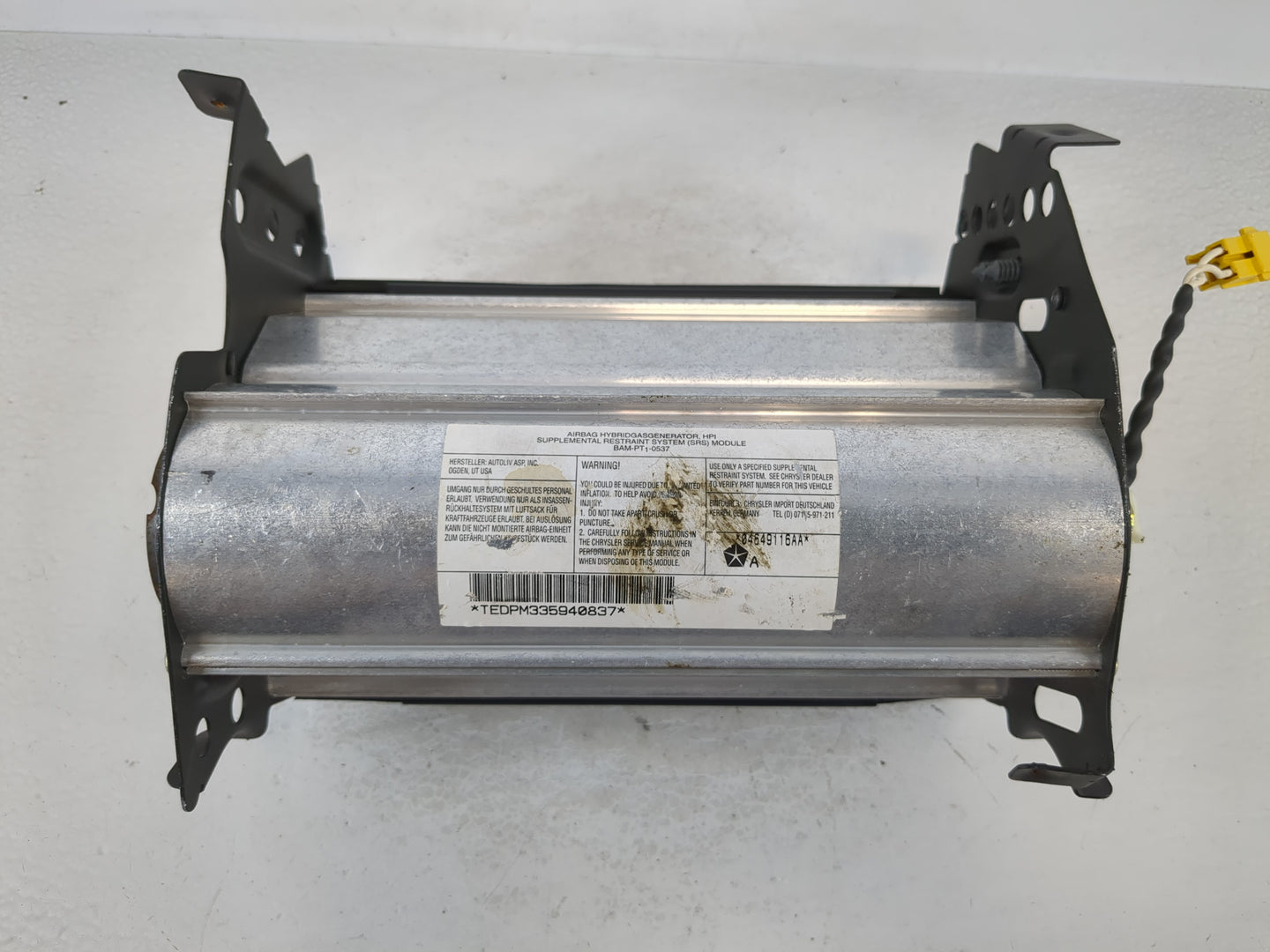2000 Chrysler Concorde Air Bag Passenger Right Dashboard OEM Fits Fits 2007 2008 2009 OEM Used Auto Parts - Oemusedautoparts