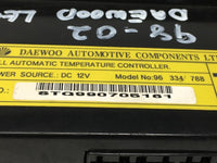 2000 Daewoo Leganza Climate Control Module Temperature AC/Heater Replacement P/N:96334788 Fits OEM Used Auto Parts - Oemused