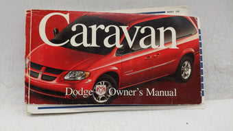compare product 2000 Dodge Caravan Owners Manual Book Guide OEM Used Auto Parts