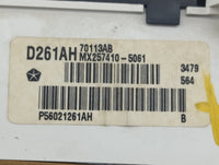 2000 Dodge Durango Instrument Cluster Speedometer Gauges P/N:56021261AH Fits OEM Used Auto Parts - Oemusedautoparts1.com