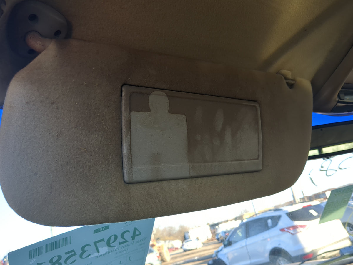 2000-2001 Dodge Ram 1500 Sun Visor Shade Replacement Driver Left Mirror Fits Fits 2000 2001 2002 OEM Used Auto Parts - Oemus