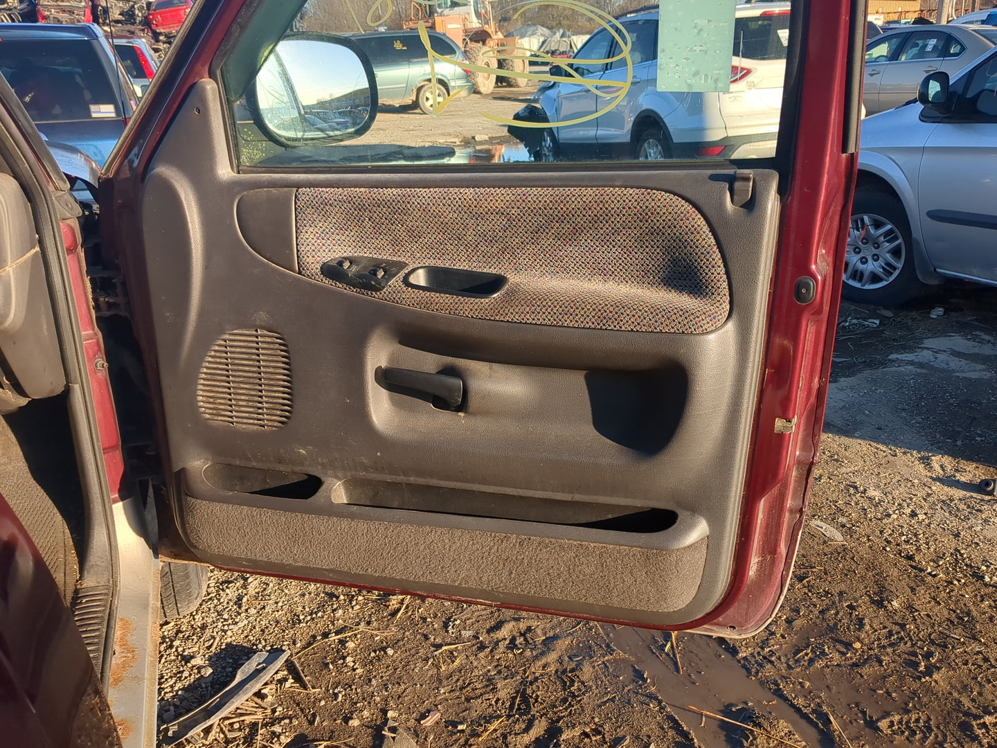 2000 Dodge Ram 1500 Front Right Passenger Interior Door Panel Trim - Oemusedautoparts1.com