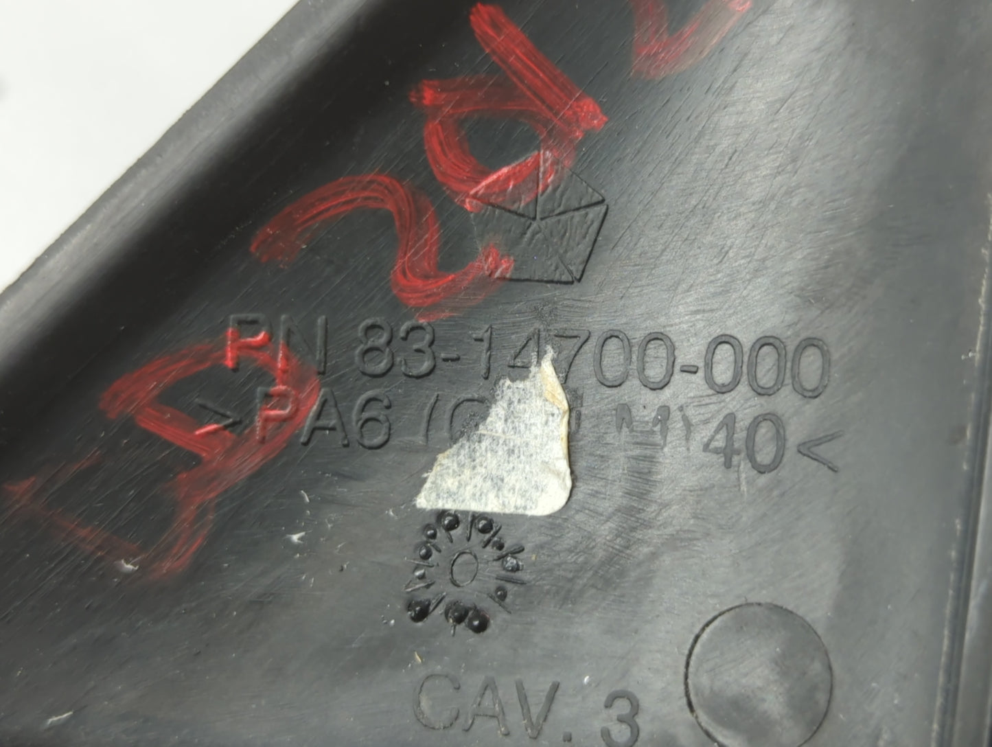 1998-2001 Dodge Ram 1500 Side Mirror Replacement Passenger Right View Door Mirror P/N:PN 83-14700-000 Fits OEM Used Auto Par