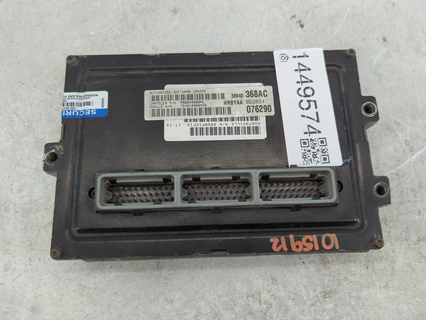 2000 Dodge Ram 2500 PCM Engine Control Computer ECU ECM PCU OEM P/N:56040368AC Fits OEM Used Auto Parts - Oemusedautoparts1.